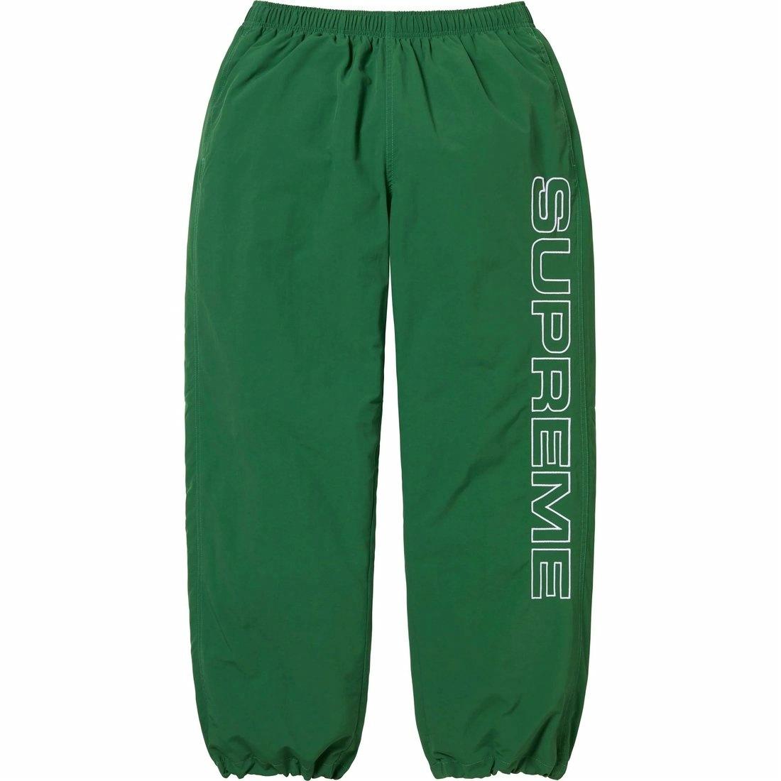 Штаны Supreme FW24 WEEK5 Spellout Embroidered Track Pant (черные)