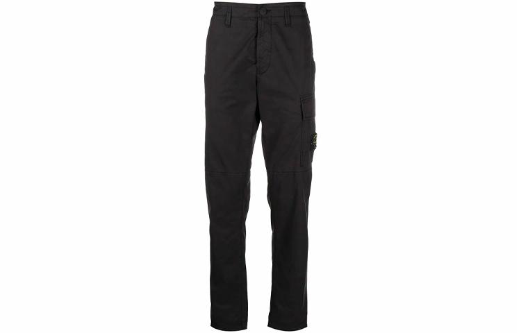 Мужские штаны STONE ISLAND Cargo (черные)