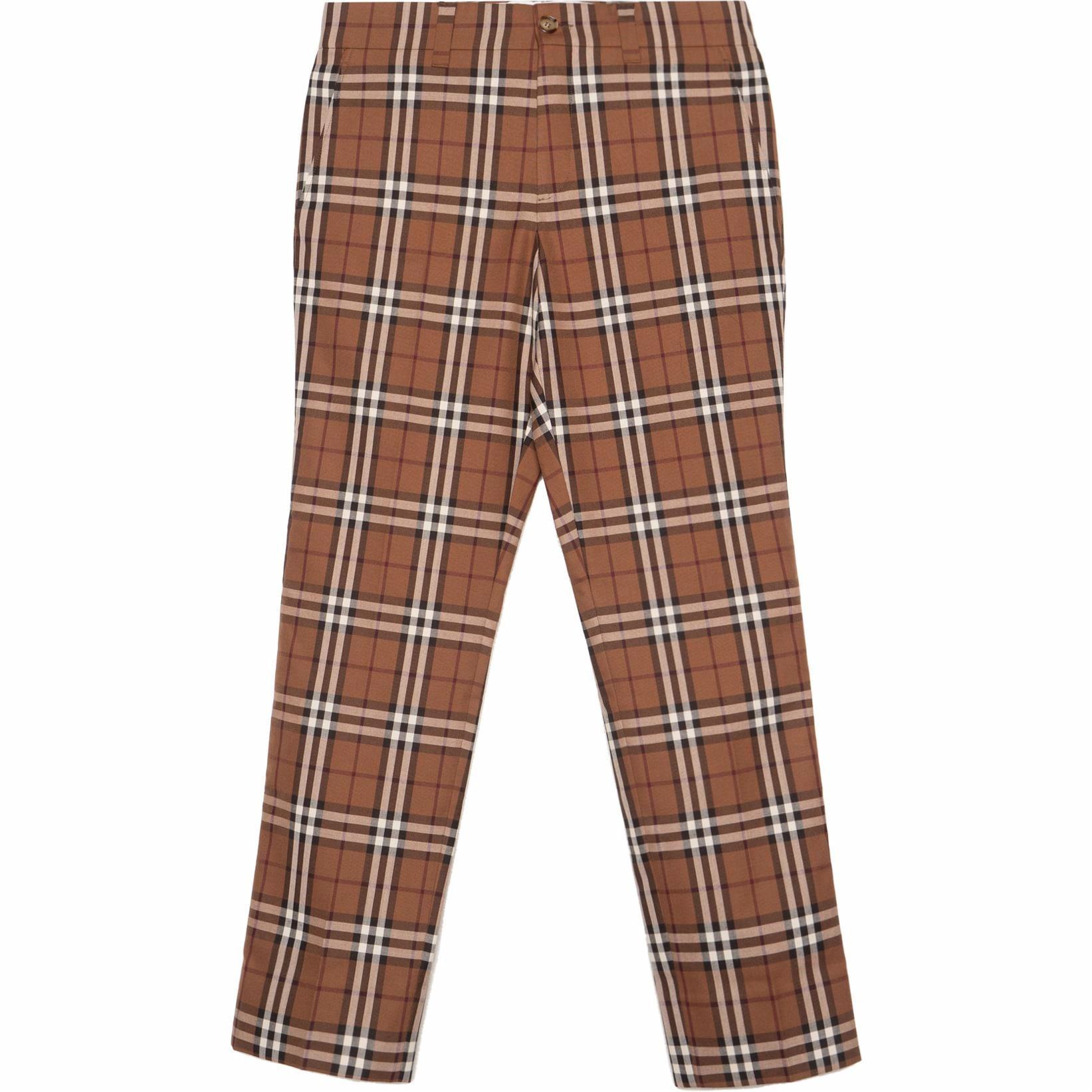Мужские брюки Burberry (коричневые)
