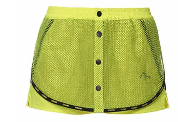 EVISU Casual Shorts Women's Yellow Moderate