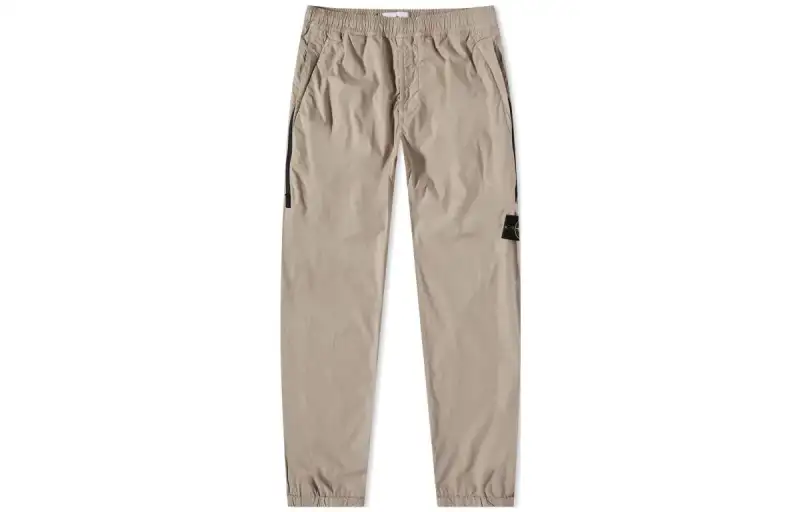 STONE ISLAND Casual Pants Men's Dove Gray Moderate Straight Fit Pants