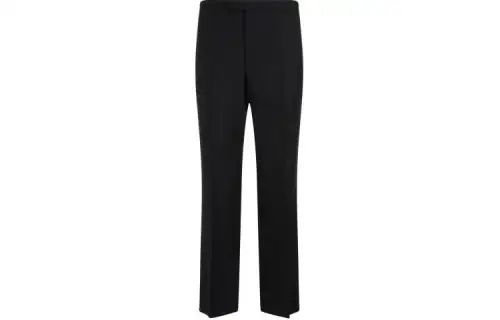 THE ROW High Waist Straight Leg Trousers