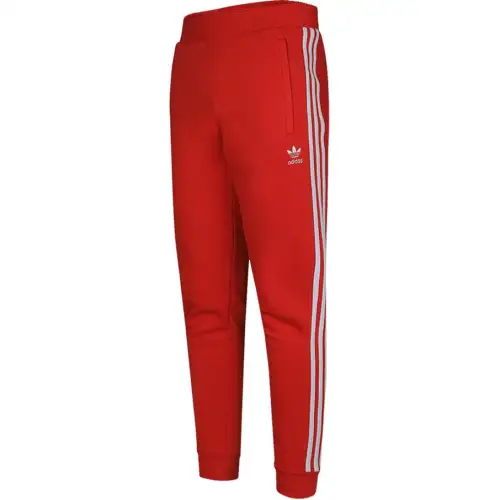 Adidas Originals 3 Stripes Knitted Sweatpants Men's Red