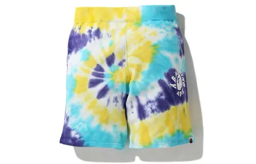 Bape Tie Dye Sweat Shorts