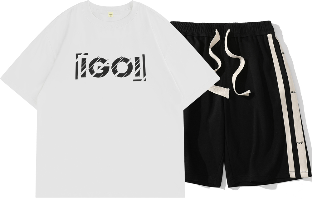IGOI Short Sleeved Casual Sportswear Unisex