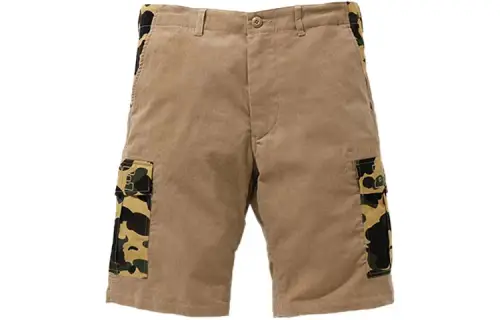 Bape 1st Camo Corduroy Wide 6Pocket Shorts
