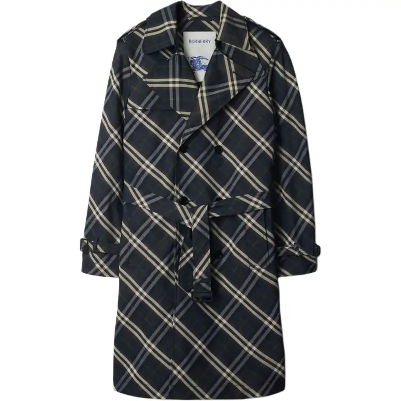 Burberry SS25 Trench Coat Men's Indigo