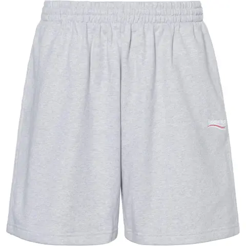 Balenciaga Political Campaign Casual Shorts Men's Gray