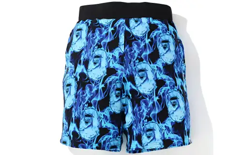 Bape Flame Wide Sweatshort