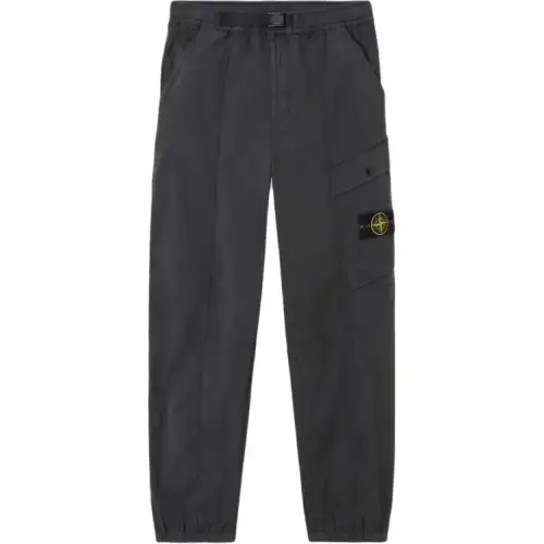 STONE ISLAND SS25 Cargo Pants Men's Charcoal Gray