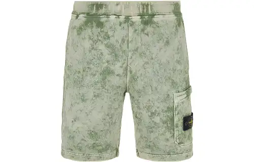 STONE ISLAND Casual Shorts Men's Olive Moderate
