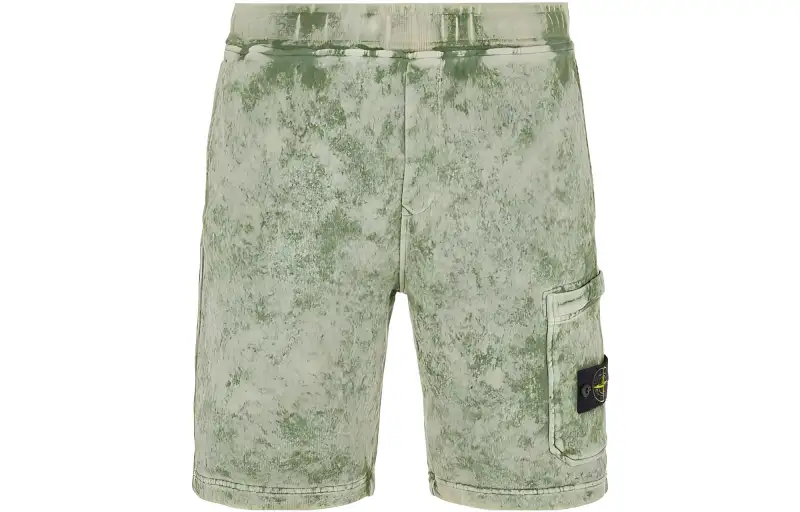 STONE ISLAND Casual Shorts Men's Olive Moderate