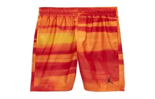 Jordan Casual Shorts Men's Orange Red Moderate