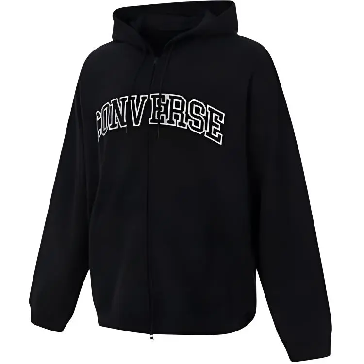 Converse Jackets Men's Black Hooded (Non-detachable) Moderate Other