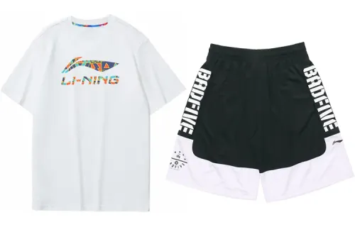 Li Ning Casual Sportswear Men's Crew Neck Moderate