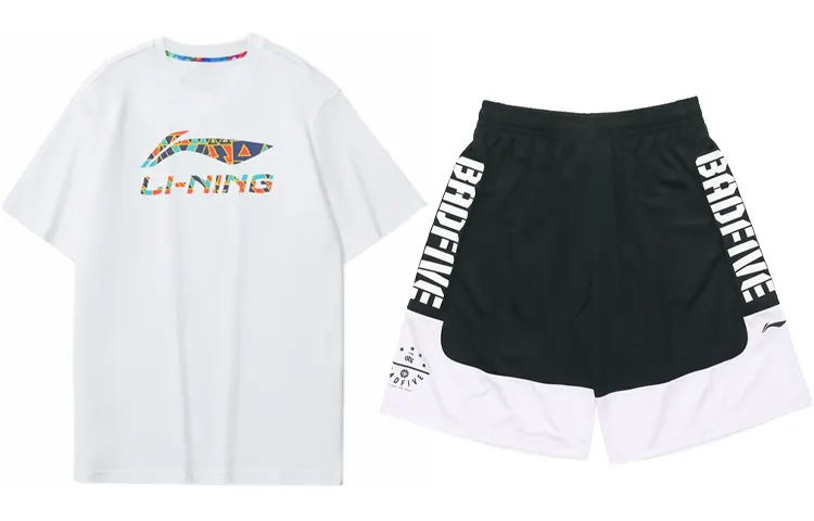 Li Ning Casual Sportswear Men's Crew Neck Moderate