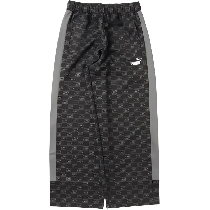 PUMA Casual Pants Men's Black Moderate Wide Leg Pants