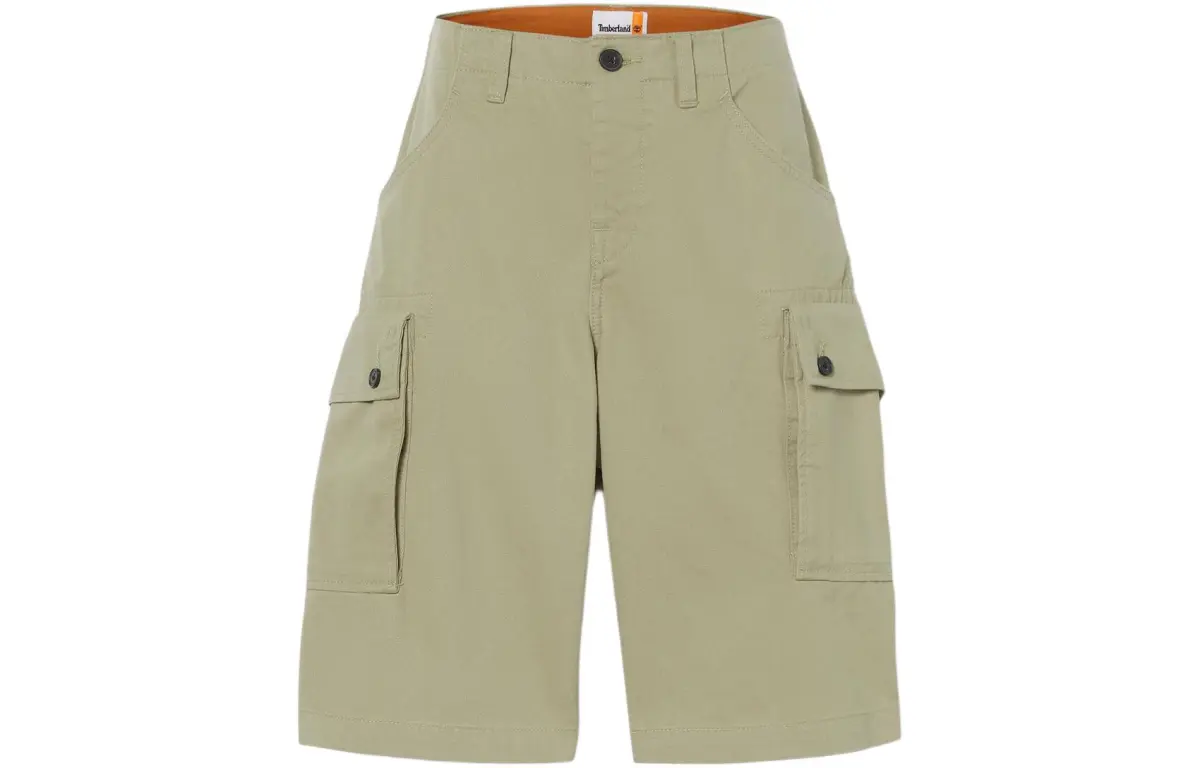 Timberland Cargo Shorts Men's Gray Green