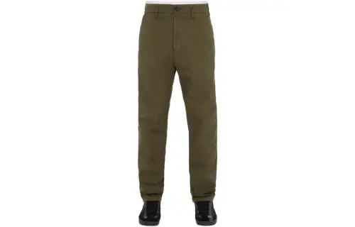STONE ISLAND Casual Pants Men's Olive Green Moderate Other