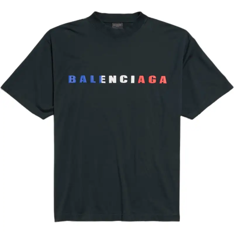 Balenciaga T Shirt Regular Fit Men's Black