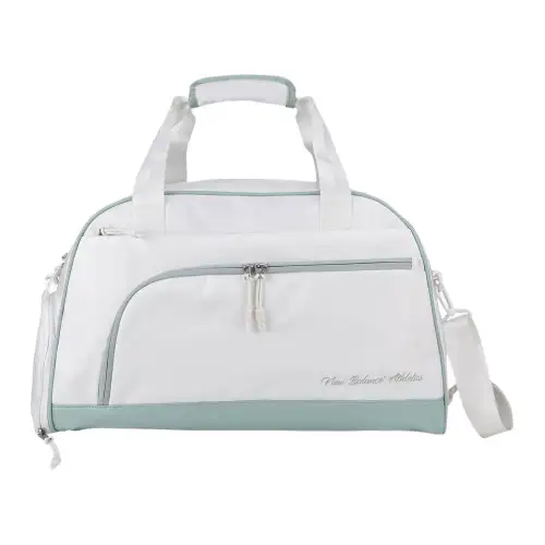 New Balance Fashion Trend Polyester Gym Bag Medium Men's White/Green