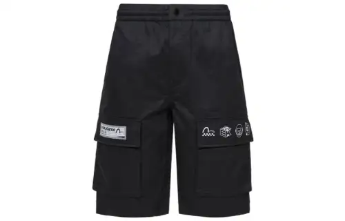EVISU Cargo Shorts Men's Black Moderate
