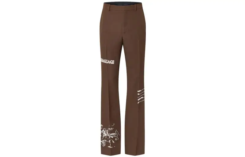 LOUIS VUITTON Casual Pants Men's Brown