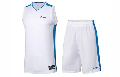 Li Ning Casual Sportswear Men's White V Neck Moderate