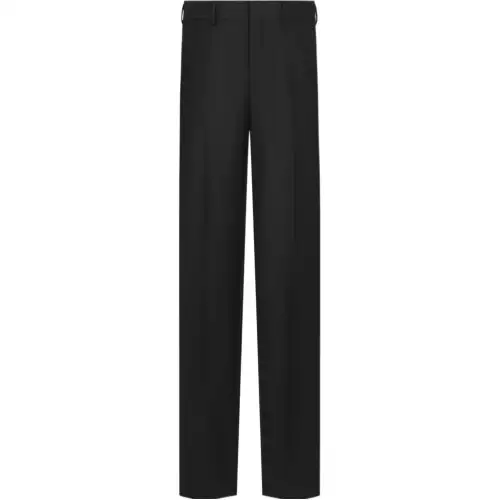DIOR Homme Pleat Detailed Straight Leg Trousers