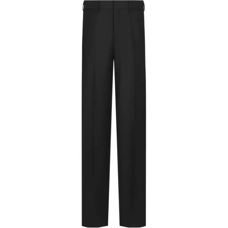 DIOR Homme Pleat Detailed Straight Leg Trousers