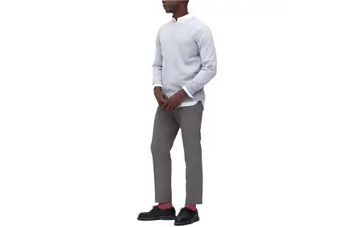 UNIQLO Suit Pants Men's Sky Gray Moderate