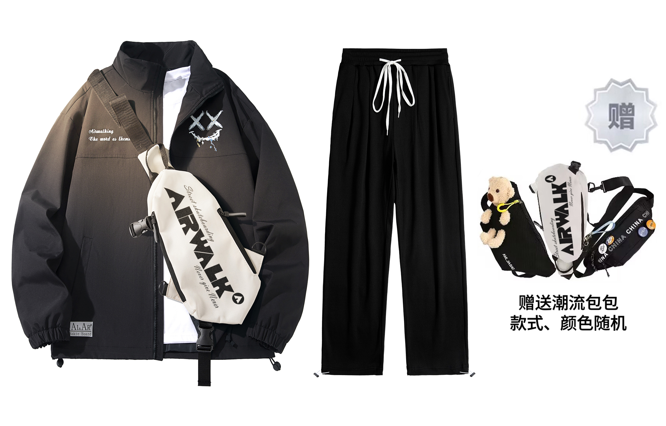 Airwalk Casual Sportswear Unisex Lapel Moderate