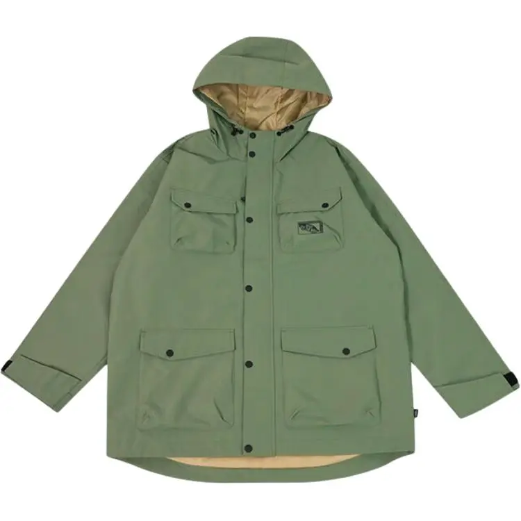 Vans Jackets Men's Army Green Hooded (Non-detachable) Moderate
