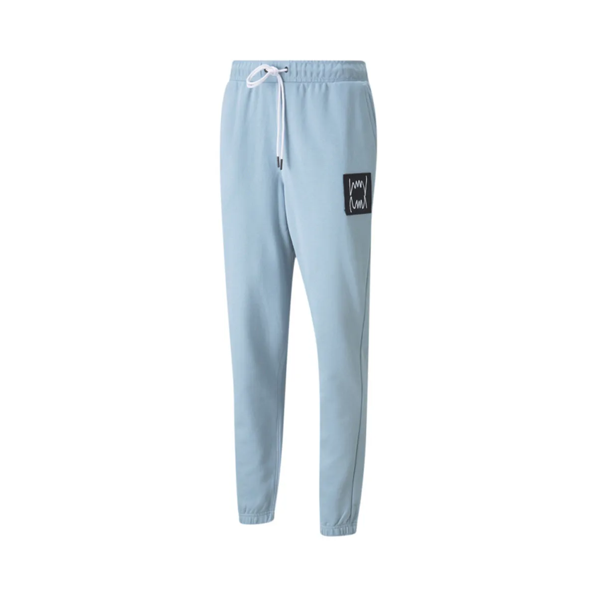 PUMA Casual Pants Men's Blue Moderate Cuffed Pants