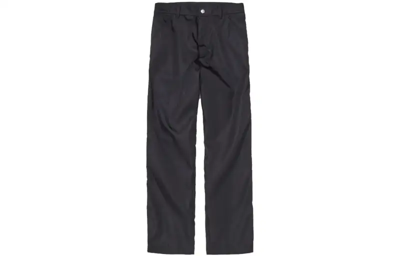 PRADA Casual Pants Men's Black Moderate Straight Fit Pants