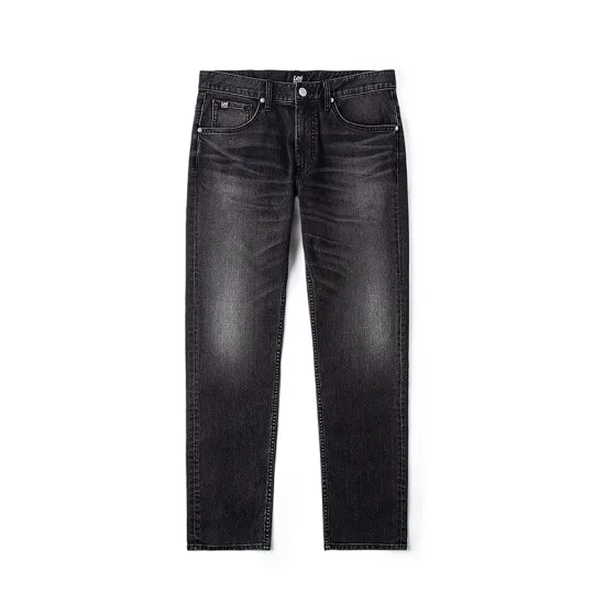 Lee Jeans Men's Black Moderate Straight Fit Pants