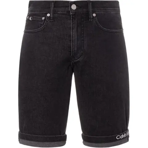 CALVIN KLEIN Denim Shorts Men's Black