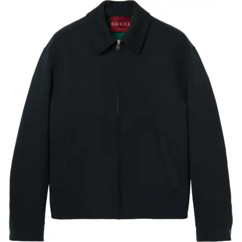GUCCI Logo-jacquard Bomber Jacket