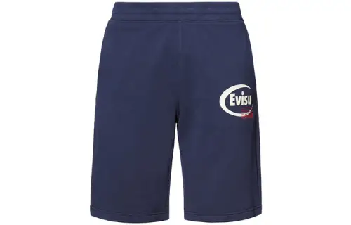 EVISU Casual Shorts Men's Blue Moderate
