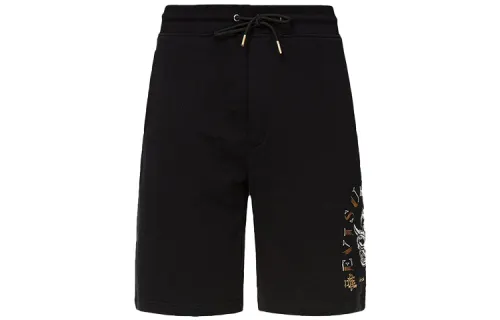 EVISU Casual Shorts Men's Black Moderate