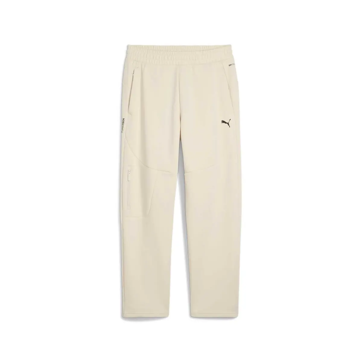 PUMA Casual Pants Men's Ecru Moderate Straight Fit Pants