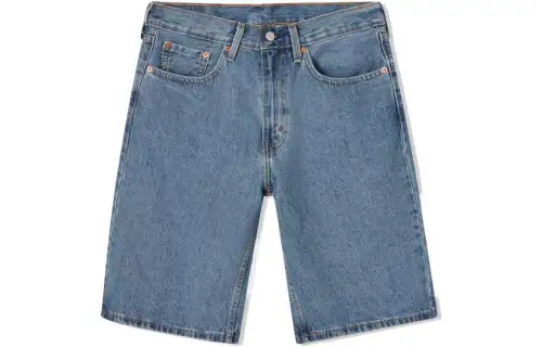 Levis Denim skirt, blue shorts, loose straight fit