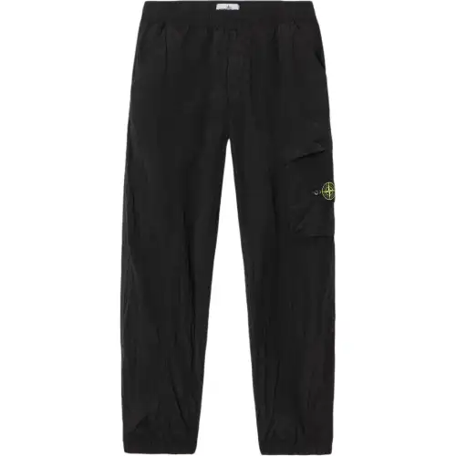 STONE ISLAND Logo Patch Cargo Pants