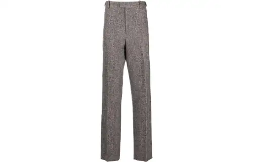 Bottega Veneta Suit Pants Men's Dark Gray