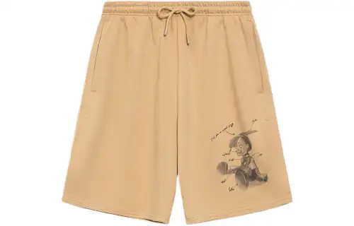 Li Ning X Disney Casual Shorts Men's Deer Brown Moderate