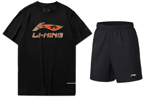 Li Ning Casual Sportswear Unisex Crew Neck Moderate