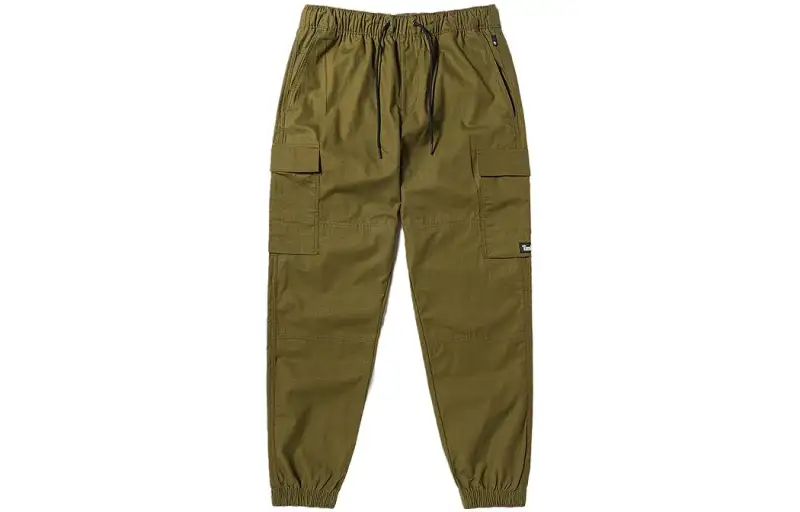 Timberland Casual Pants Men's Olive Green Moderate Cargo Pants