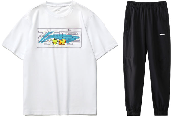 Li Ning Casual Sportswear Men’s White+Black