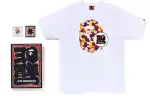 A BATHING APE Casual Sportswear Men's White Crew Neck Moderate