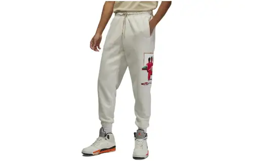 Jordan Casual Pants Men's White